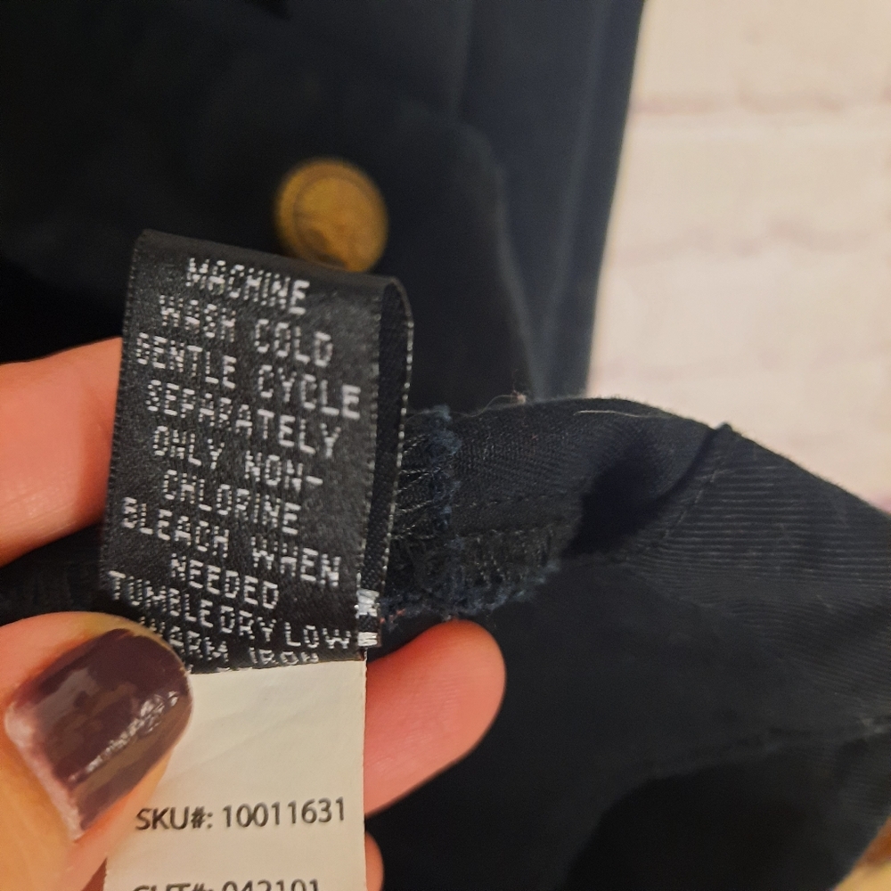 2X Torrid Black Open Front Twill Military Jacket - Picture 9 of 10